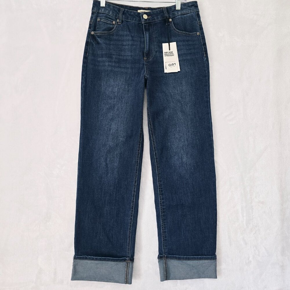Oat New York Women's Straight Leg Jeans - Dark Blue
